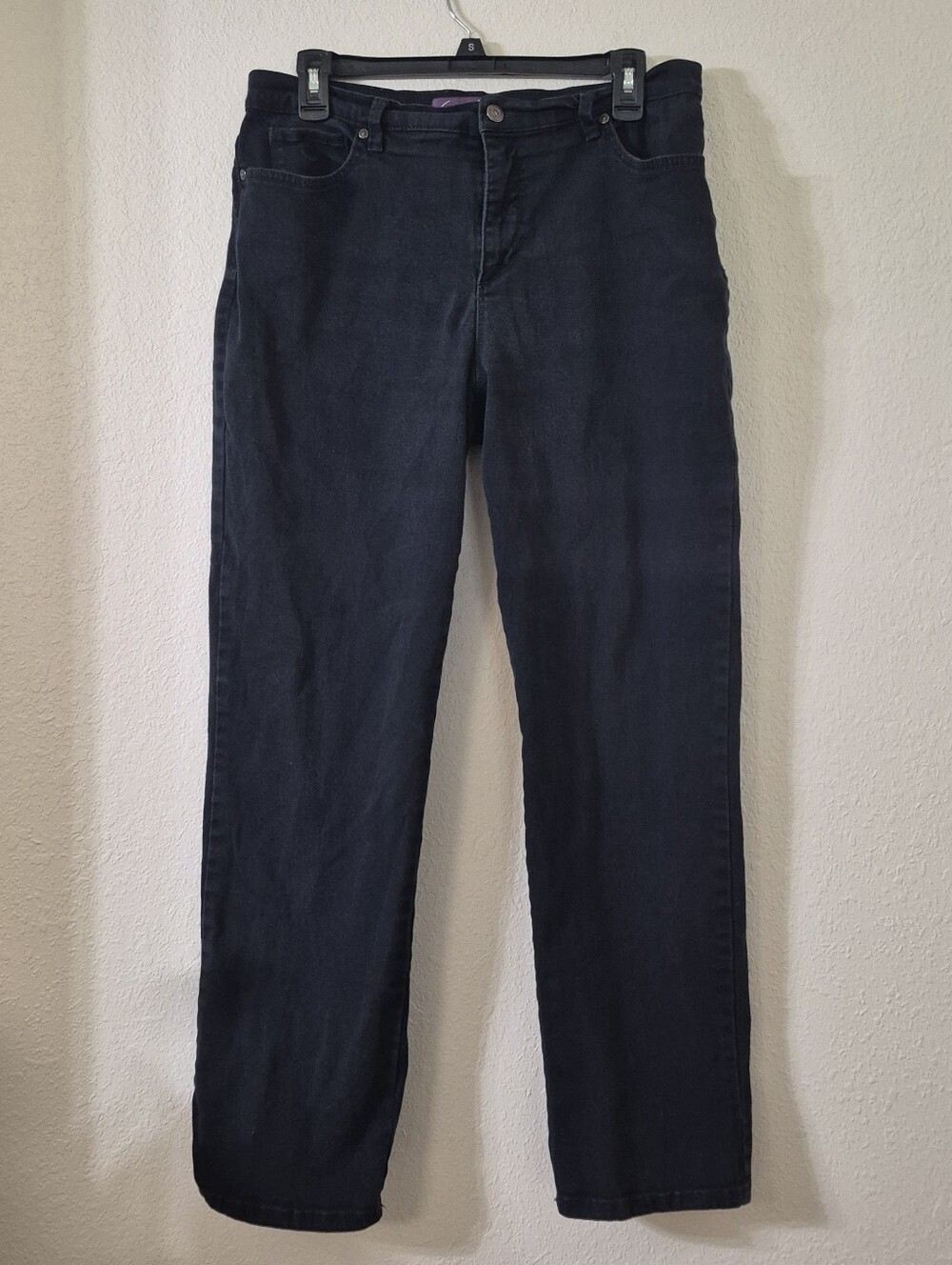 Gloria Vanderbilt Straight-Leg Jeans in Dark Blue